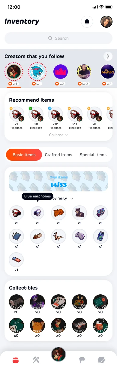 完成的 UI · 团队